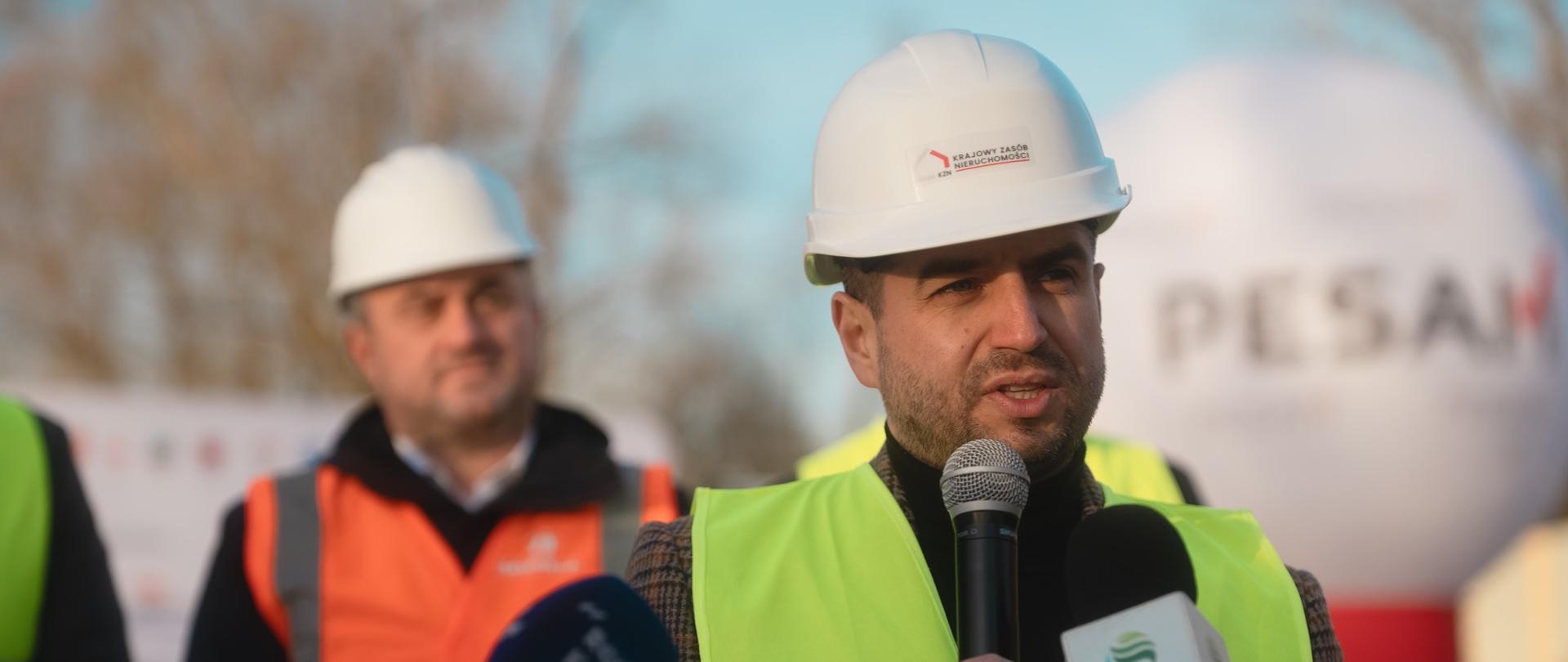 Symboliczne rozpoczęcie budowy