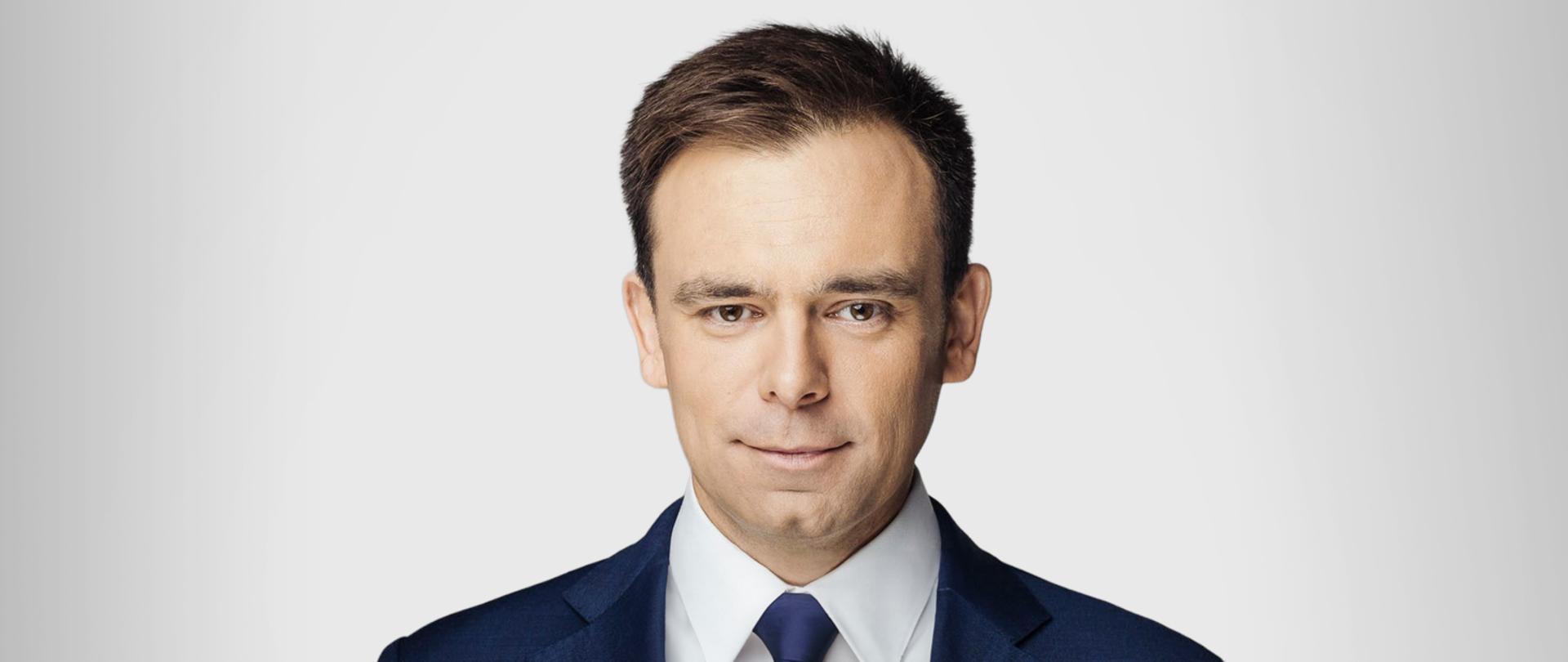 Minister finansów i gospodarki Andrzej Domański