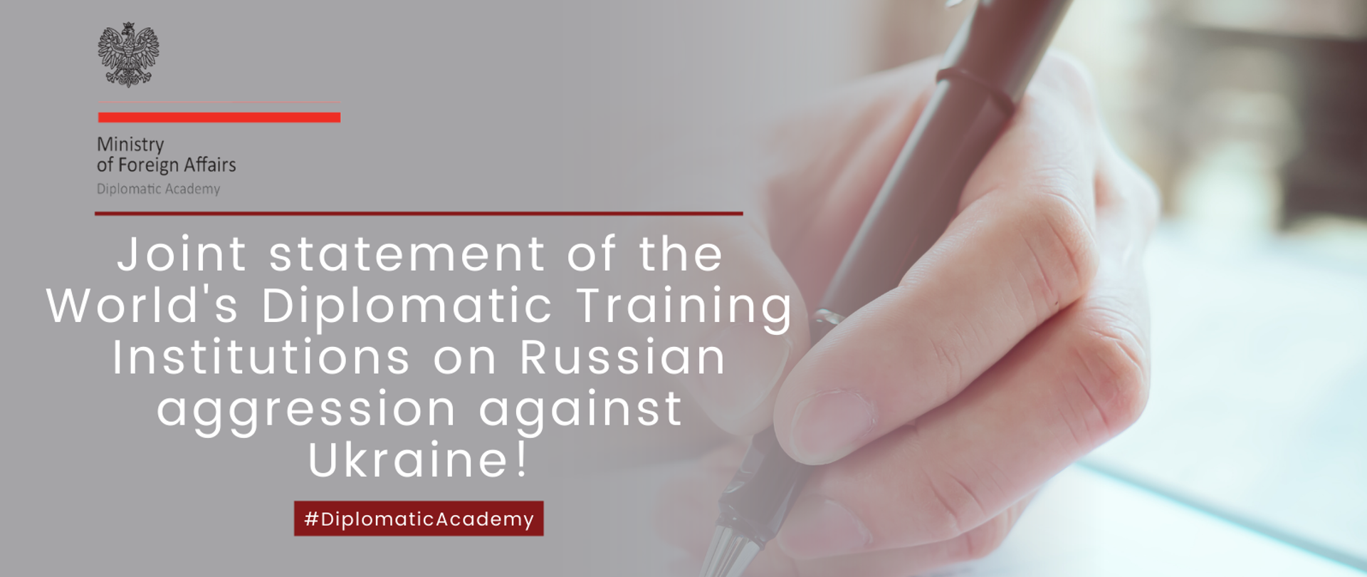 Joint Statement of diplomatic academies on the Russian Aggression against Ukraine