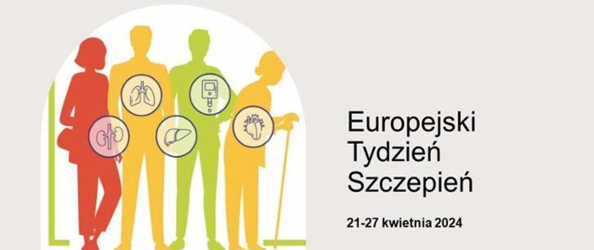 napis - Europejski tydzień szczepień