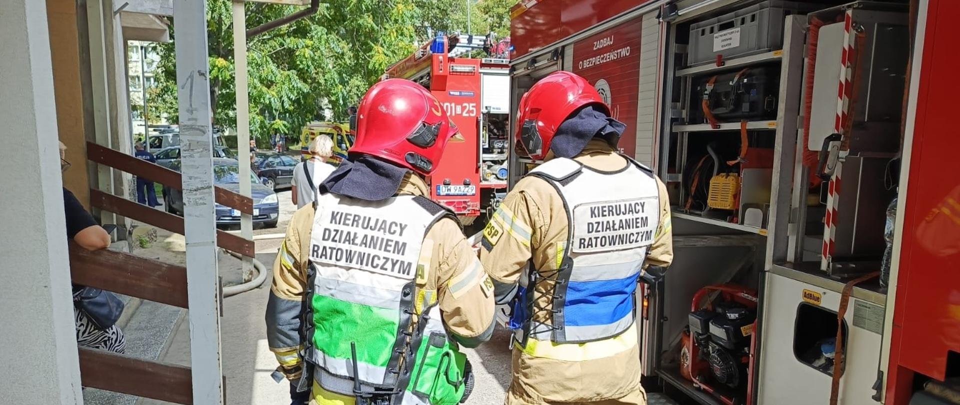 Pożar mieszkania na ul. Zachodniej we Wrocławiu