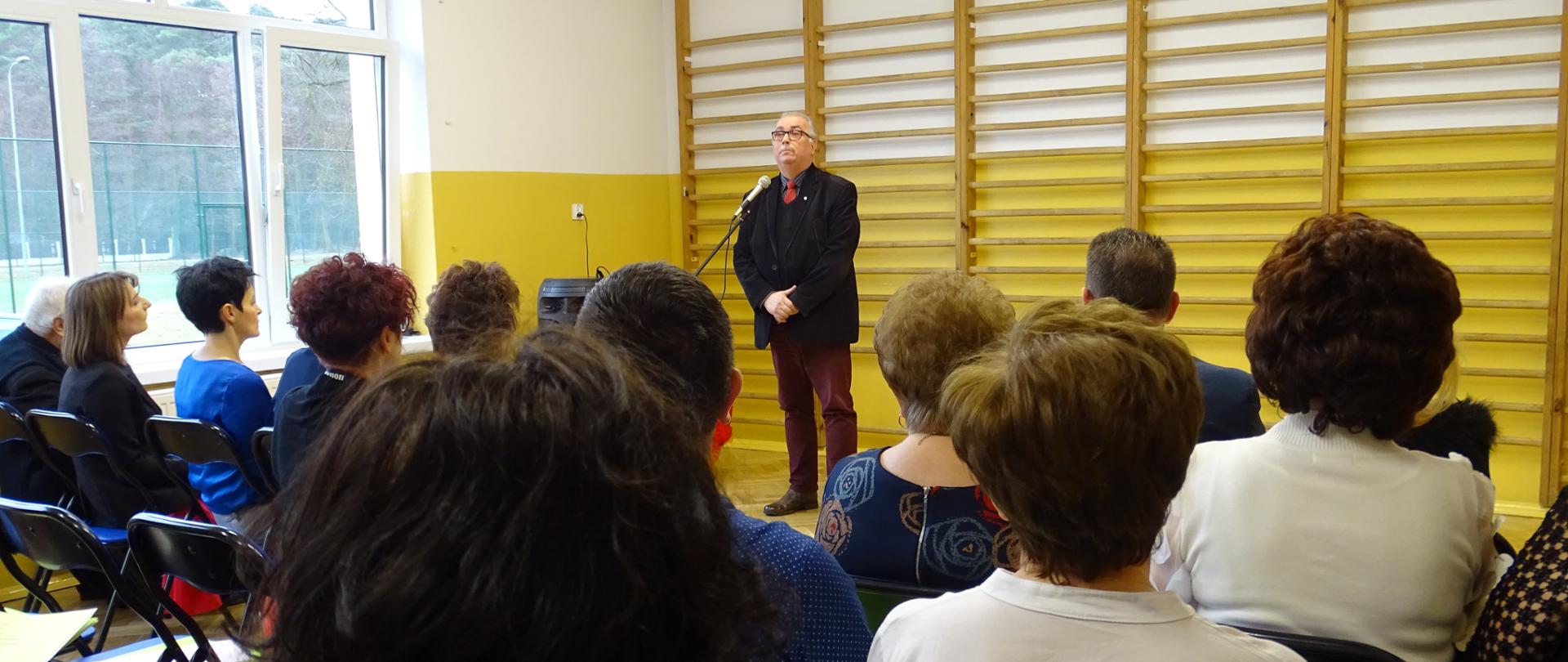 Przemówienie Krzysztofa Ławniczaka z delegatury MUW w Płocku.