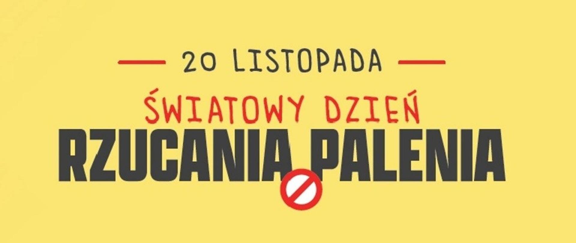 Światowy Dzień Rzucania Palenia