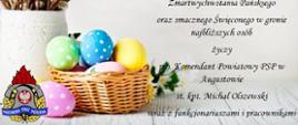 Życzenia Wielkanocne KP PSP AUGUSTÓW