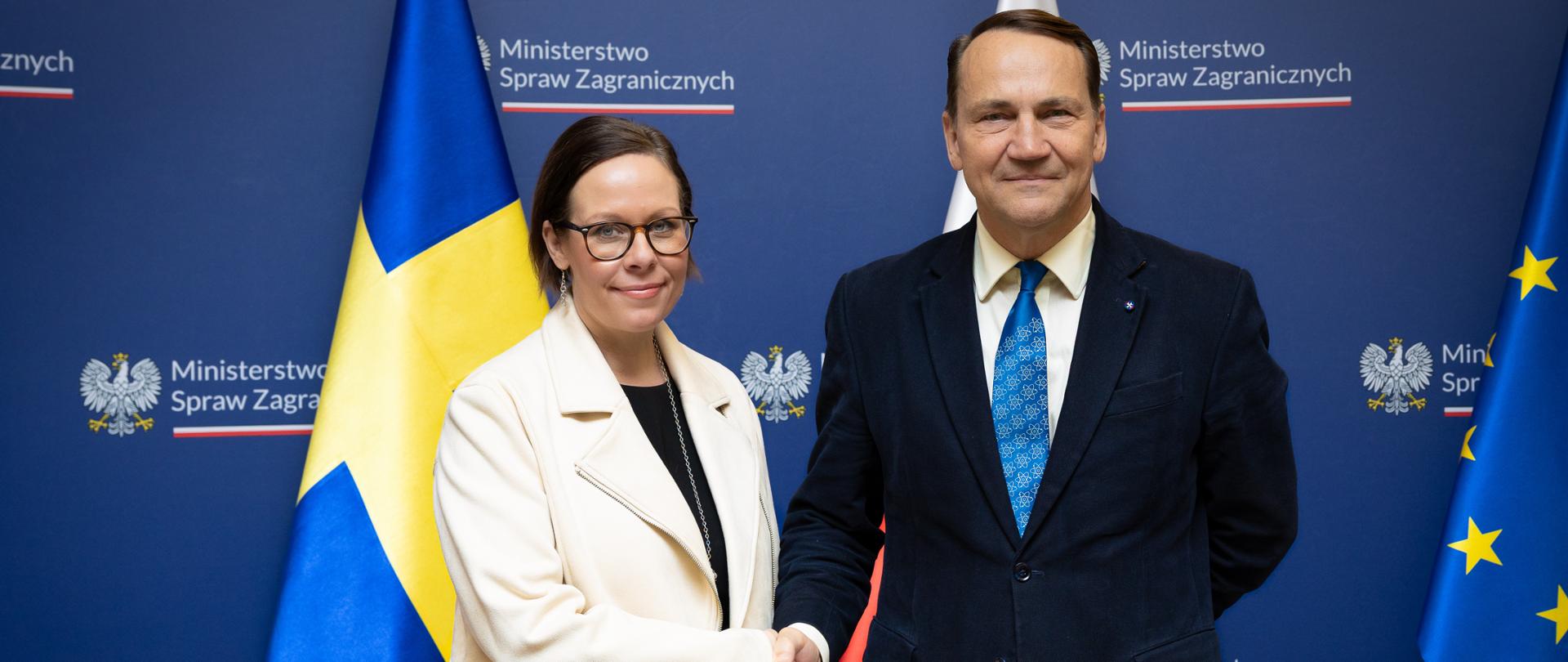 Meeting between top diplomats of Poland and Sweden 