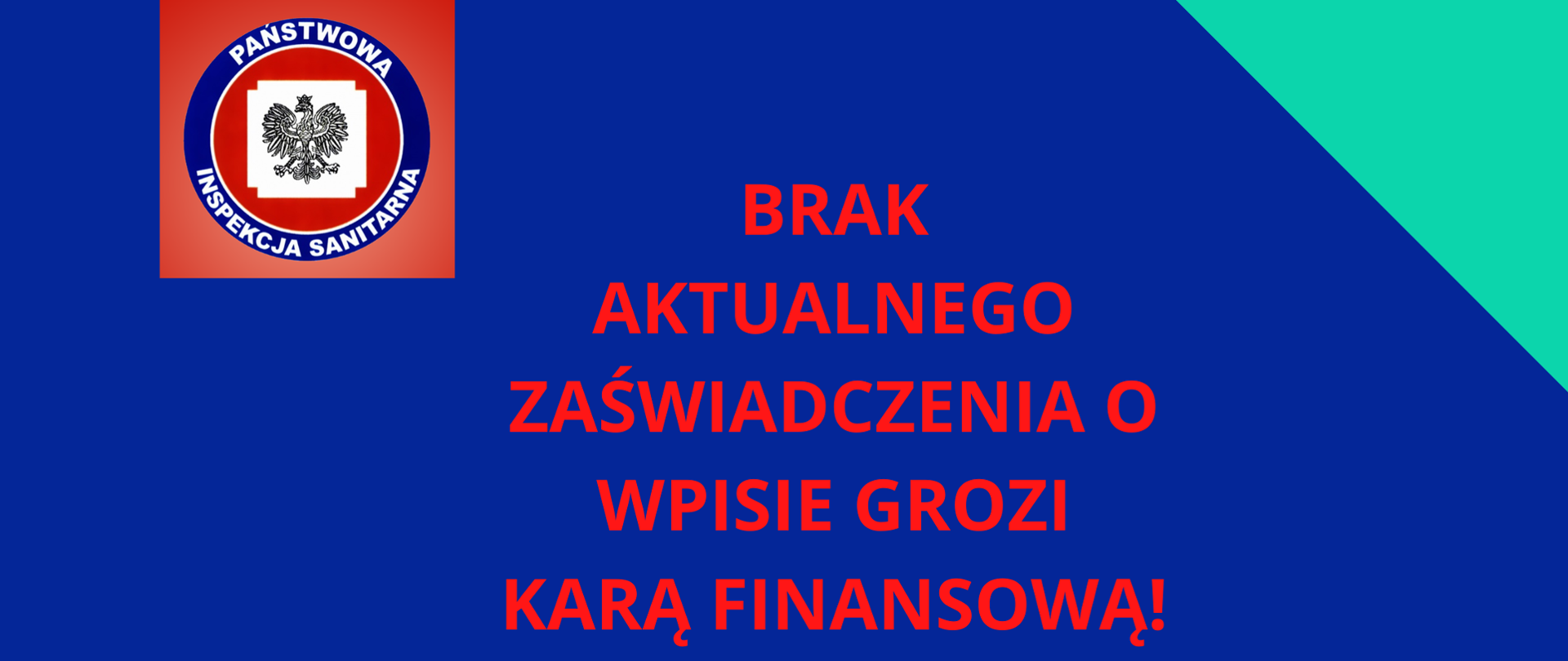 Brak zaświadczenia