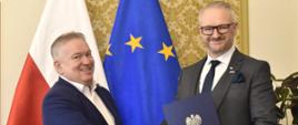 Wojewoda Radosław Król z nowym pełnomocnikiem ds. kultury fizycznej Tomaszem Bartnikiem 