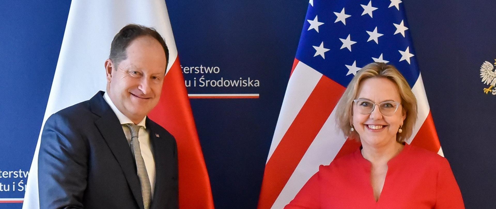 Spotkanie minister Anny Moskwy z Ambasadorem USA w Polsce