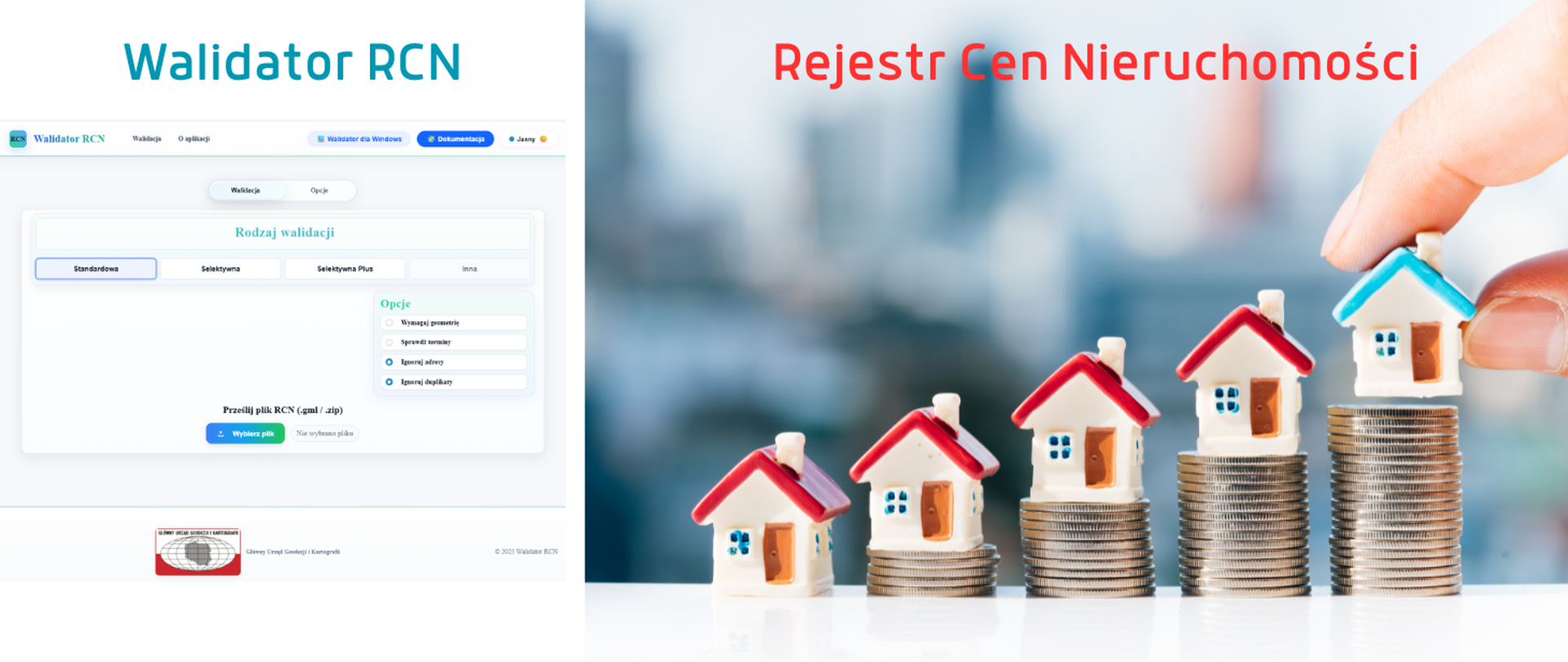 baner - walidator RCN