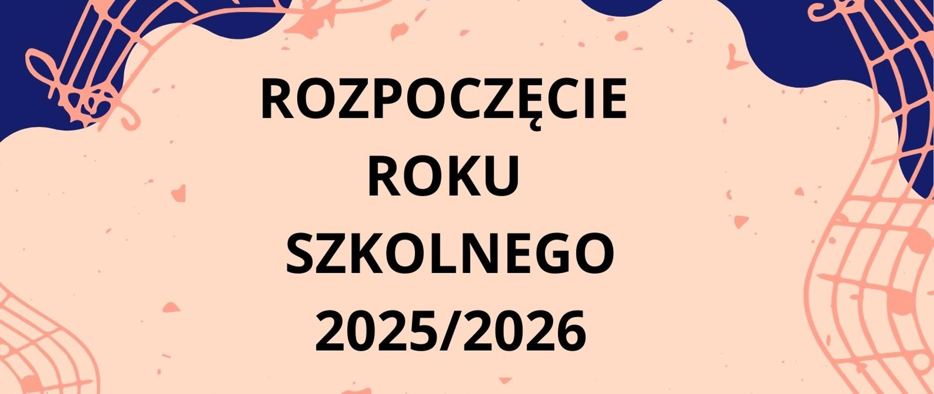 kolorowy plakat przedstawiający pięciolinię z nutami i śpiewające dzieci. 