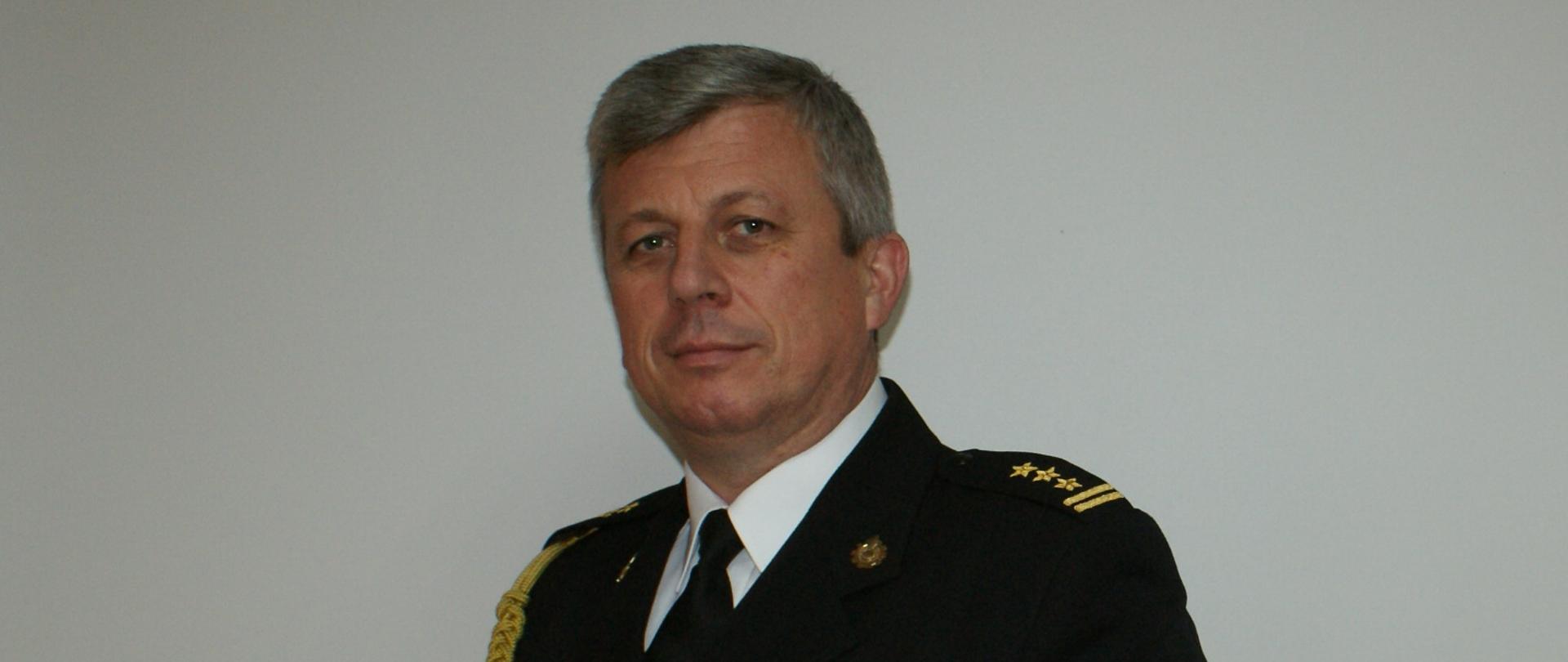 starszy brygadier Grzegorz Pragacz Zastępca Komendanta Miejskiego Państwowej Straży Pożarnej w Ostrołęce