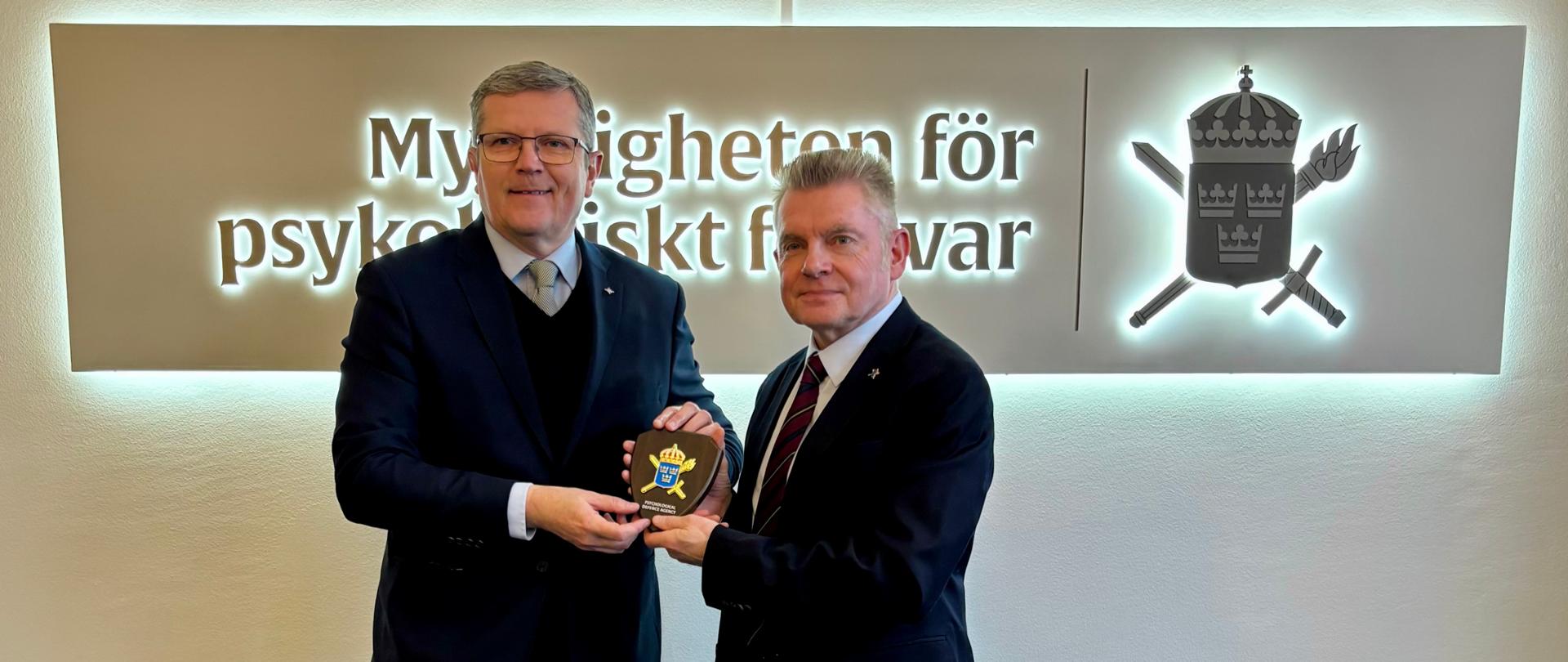 State Secretary Bosacki conducted consultations with Mr. Magnus Hjort, Head of the Swedish Psychological Defence Agency