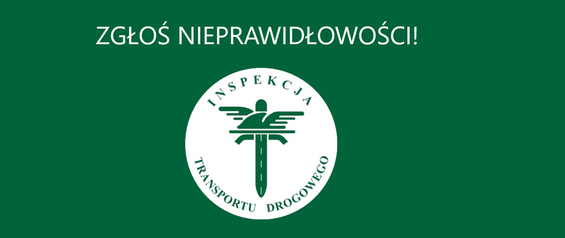 zgłoś nieprawidłowości