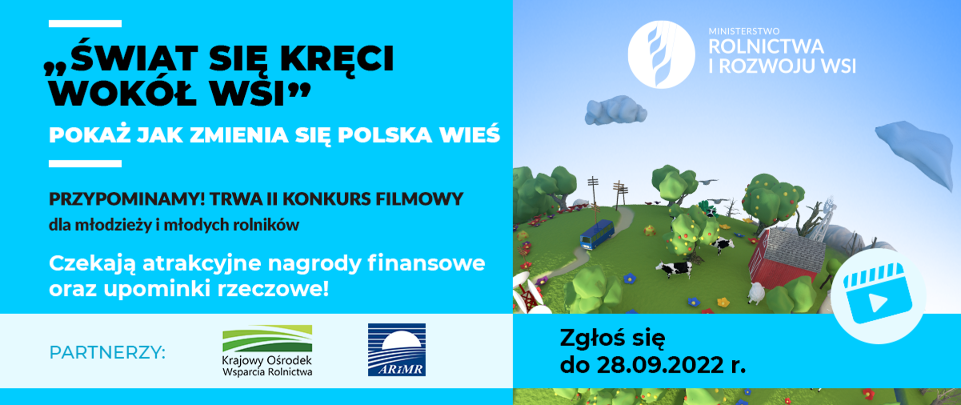 II ogólnopolski konkurs filmowy „Świat się kręci wokół wsi”