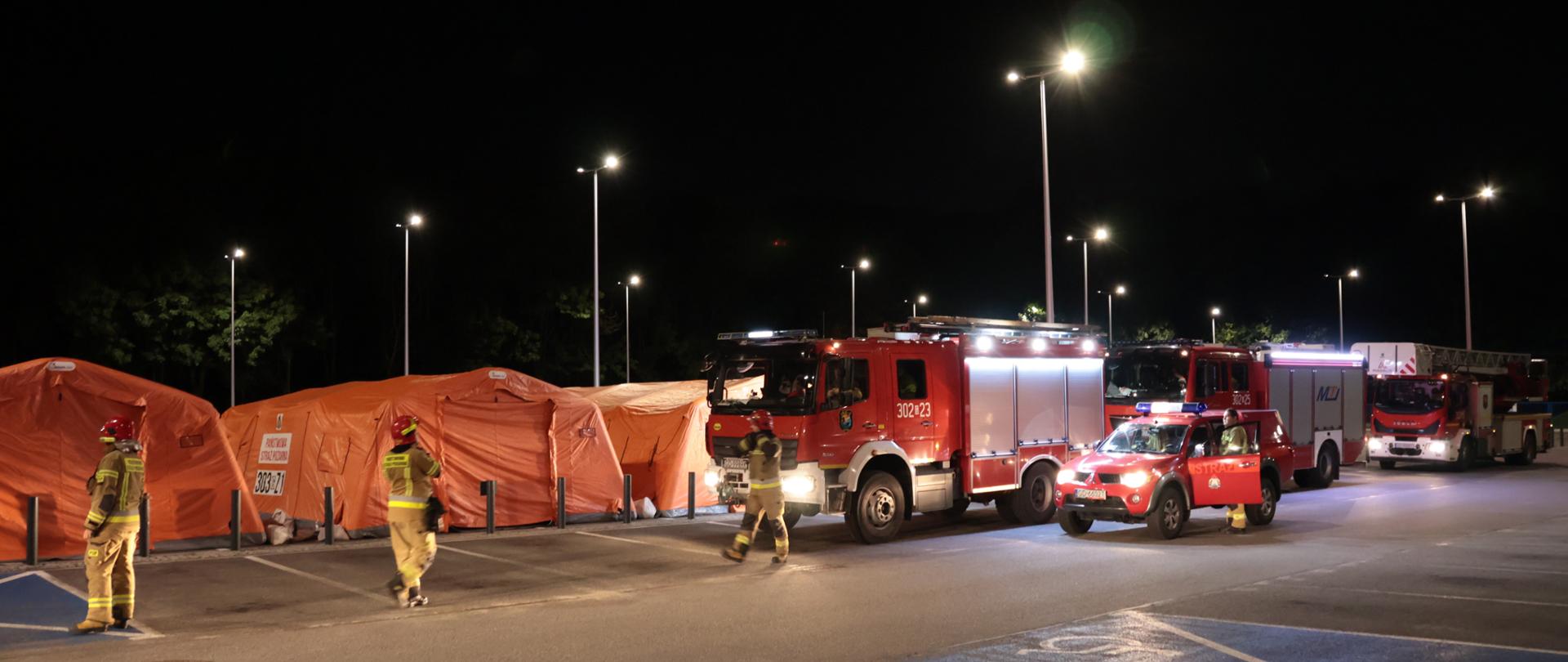 Ćwiczenia ratownicze w Rafinerii Gdańskiej. 