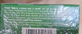 Verdin Fix Kompozycja 6 ziół 20 saszetek seria L26-062P bok z kodem paskowym