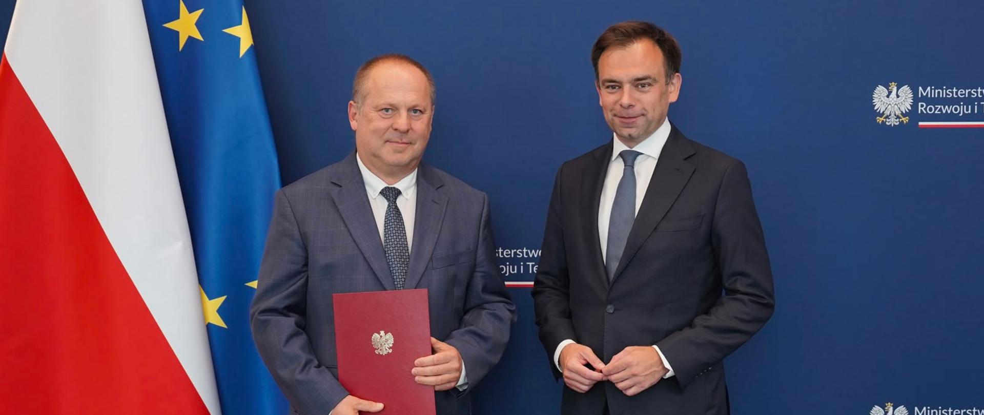 Rafał Kępka i Andrzej Domański
