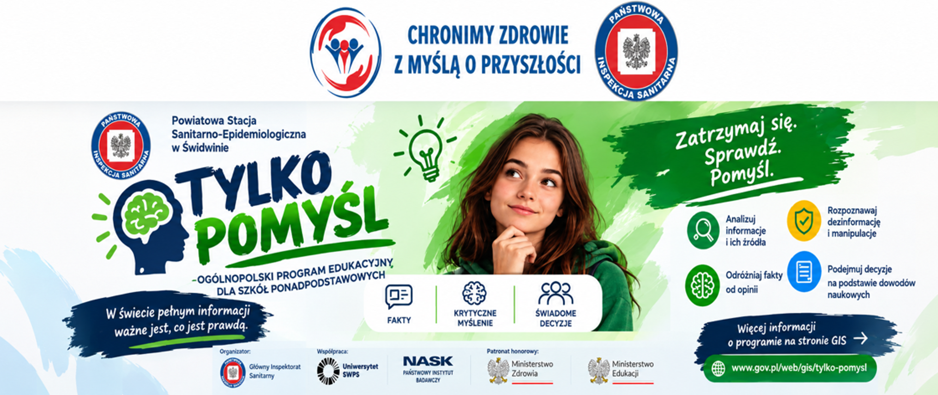 „Tylko Pomyśl” – ucz się myśleć krytycznie i świadomie korzystać z informacji