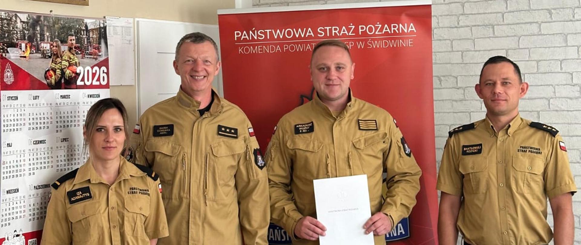 Awans na stanowisko służbowe.