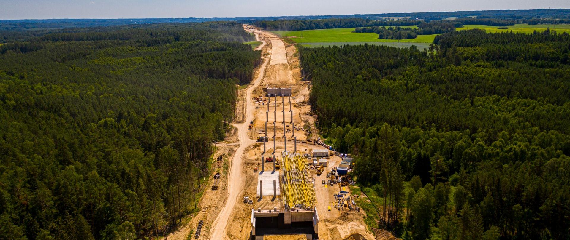 Zdjęcie budowanej estakady