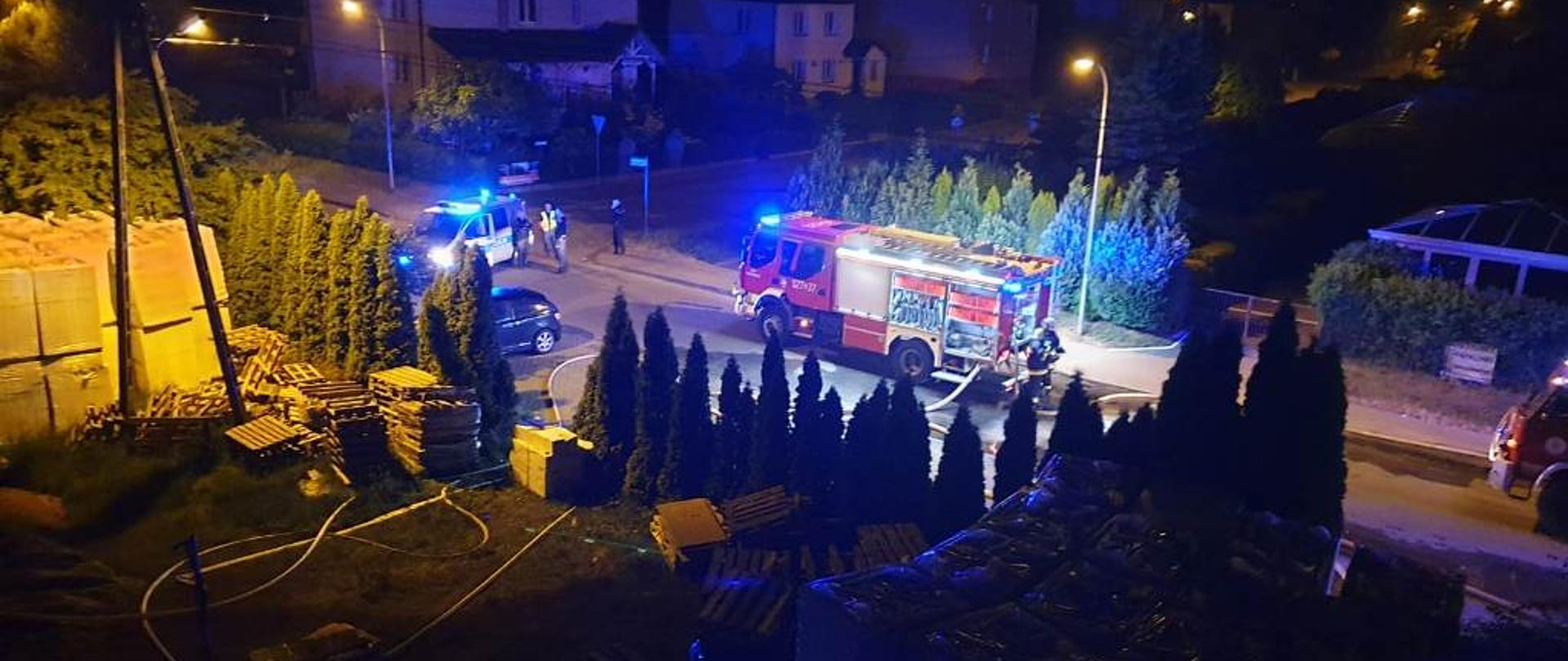 Jarosławiec –pożar ośrodka wczasowego