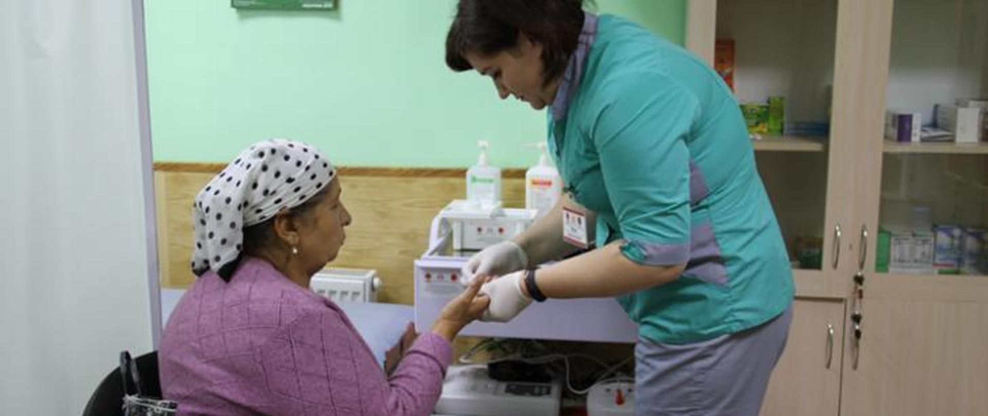 Running four medical and social clinics in eastern Ukraine