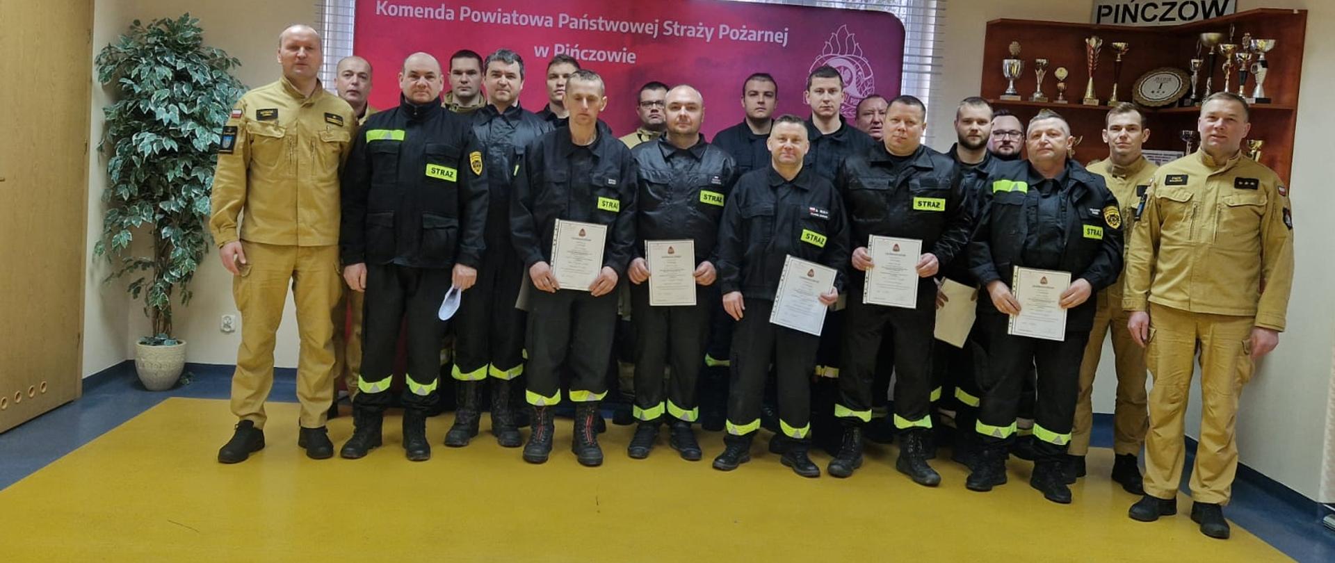 Zakończenie szkolenia kierowcy-konserwatora sprzętu ratowniczego OSP 