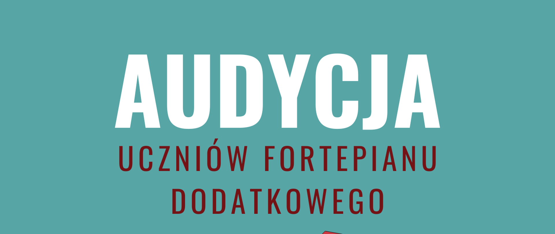 Na plakacie na środku plakatu rysunek fortepianu, w lewy, górnym rogu logo szkoły. Na plakacie znajdują się następujące informacje: Pełna nazwa szkoły: Państwowa Szkoła Muzyczna I i II st. im. Fryderyka Chopina w Nowym Targu, Sekcja Instrumentów Klawiszowych. Audycja uczniów fortepianu dodatkowego. Sala kameralna, 9 maja 2025 r, godz. 17.00 Serdecznie zapraszamy !