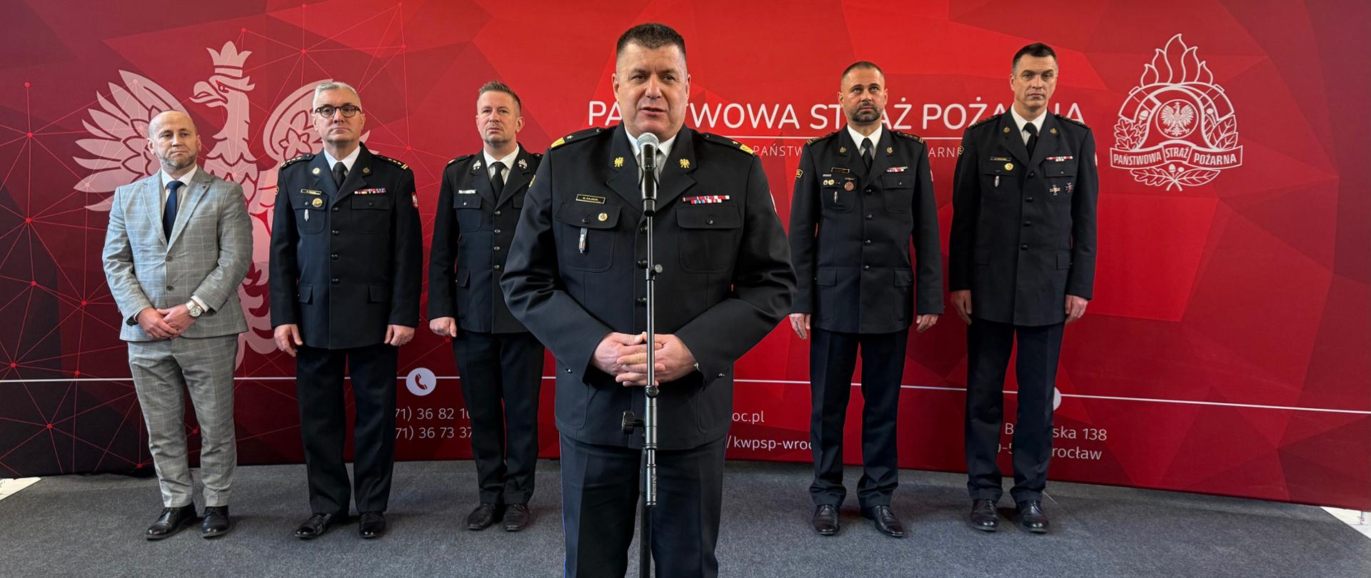 Spotkanie świąteczne w Komendzie Wojewódzkiej Państwowej Straży Pożarnej we Wrocławiu