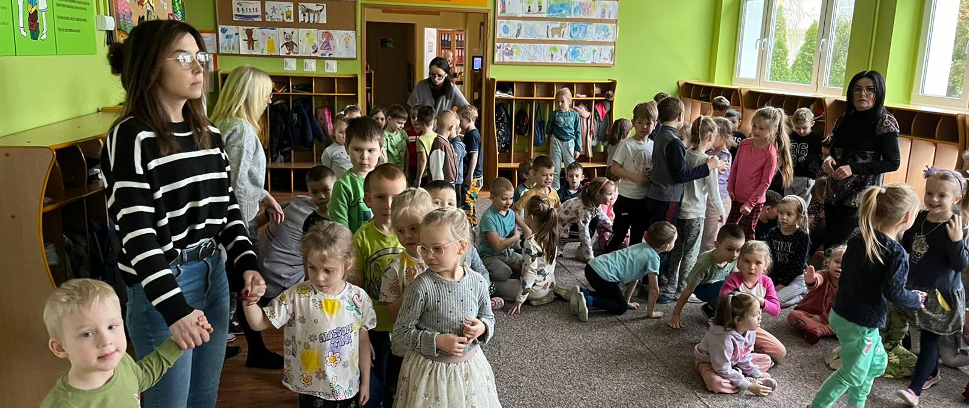 Spotkanie z uczniami Publicznego Przedszkola nr 5 w Świebodzinie w związku z ogólnopolską kampanią „Bezpieczne ferie 2024”.