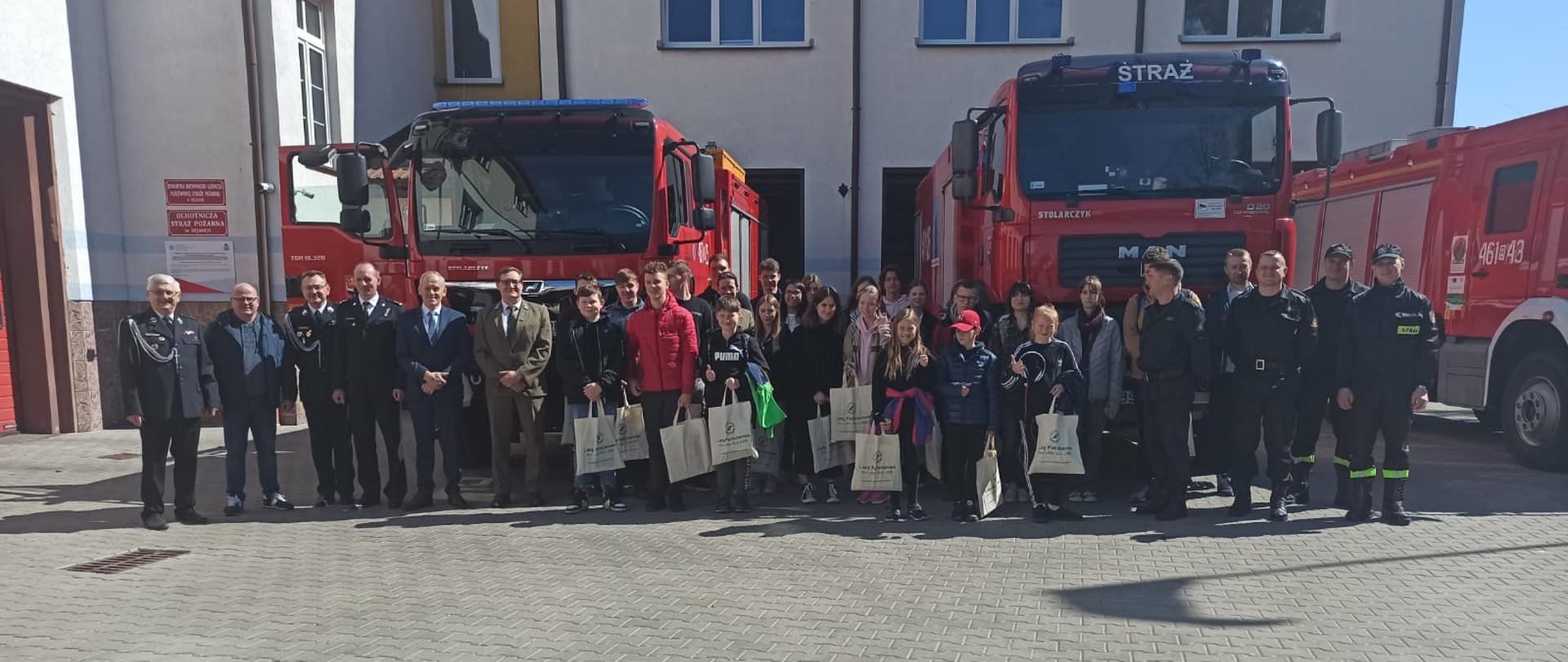 Eliminacje Powiatowe Ogólnopolskiego Turnieju Wiedzy Pożarniczej „Młodzież Zapobiega Pożarom” Sejny27.04.2022
