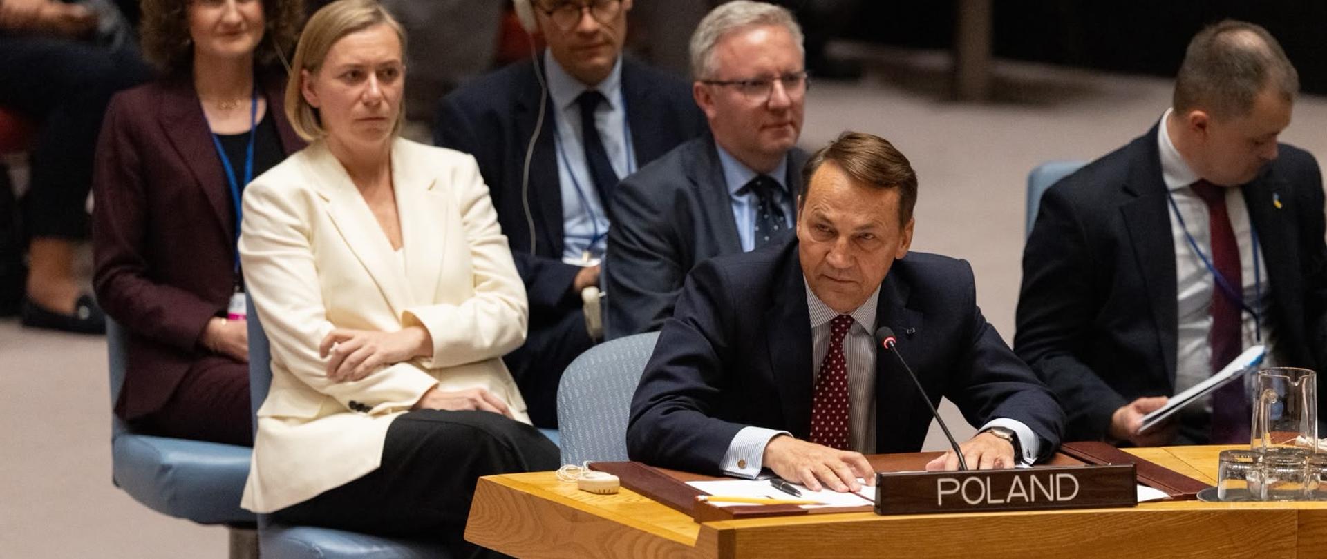 Address by Deputy Prime Minister and Foreign Minister Radosław Sikorski at UN Security Council Meeting