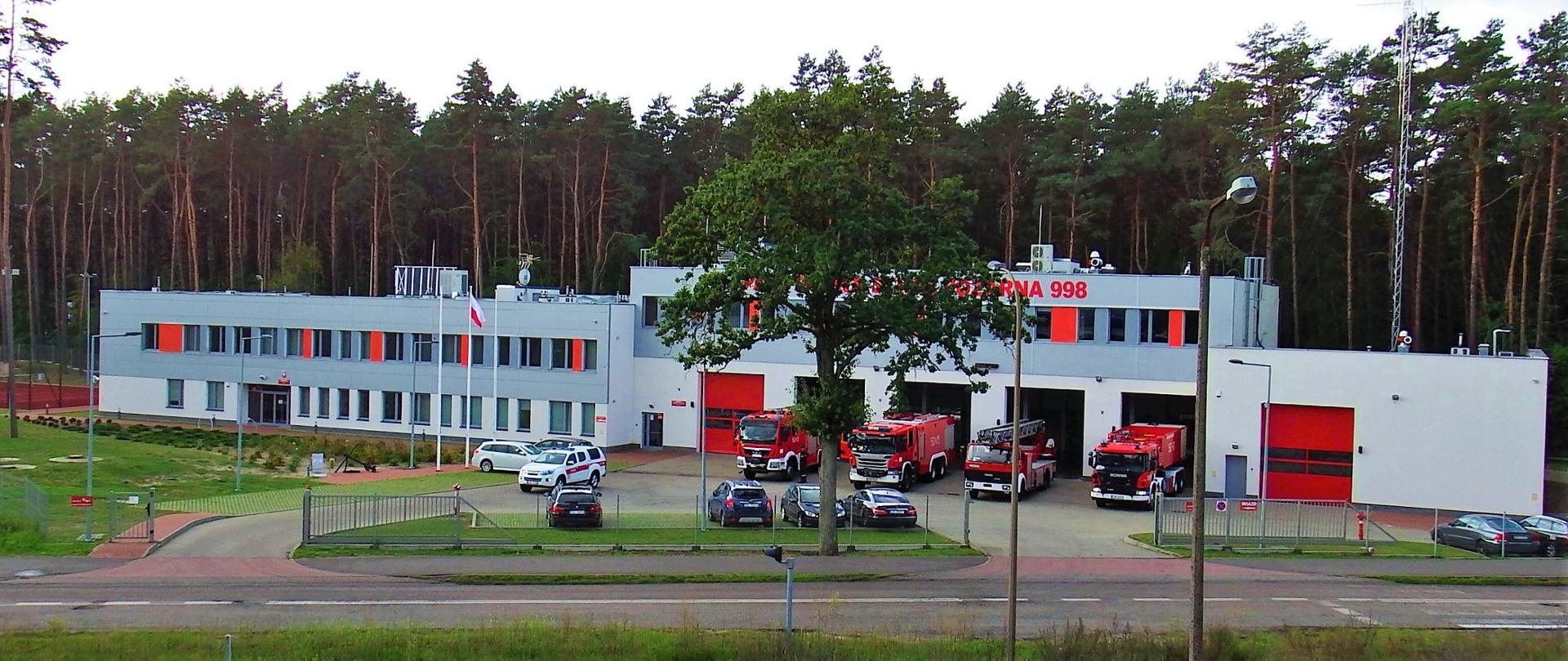 KM PSP w Świnoujściu. Widok ogólny od strony ul. Barlickiego