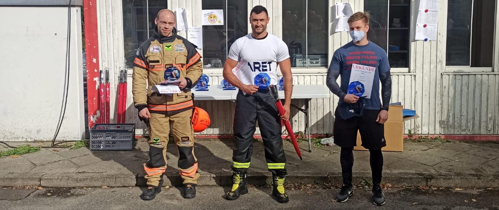 Adam Spychała zwycięzcą zawodów Firefighter Combat Challenge – Berlin