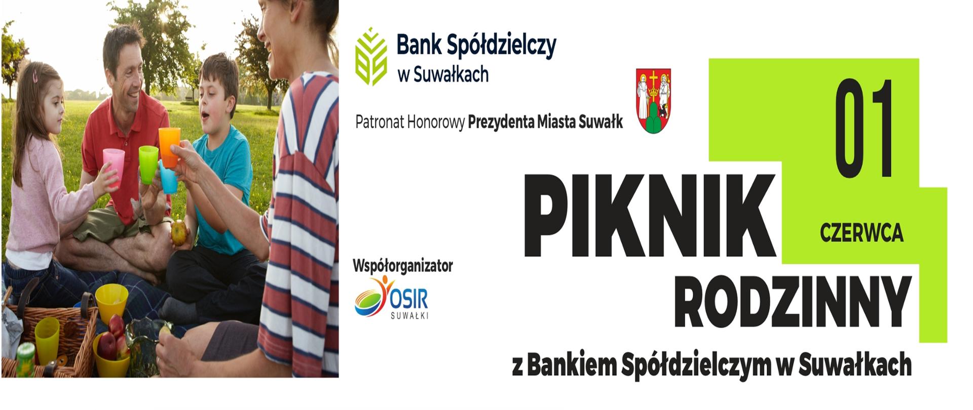 Piknik rodzinny z bankiem spółdzielczym w Suwałkach