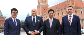 Wiceminister Jarosław Stawiarski i Ambasador Chin Liu Guangyuan