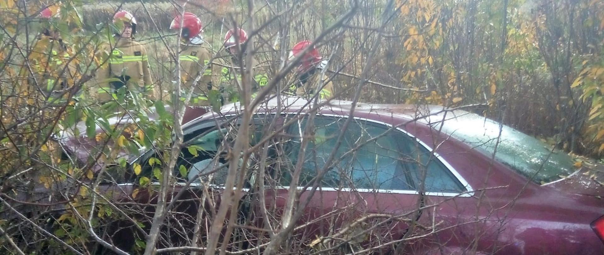 Wypadek komunikacyjny w Daleszycach