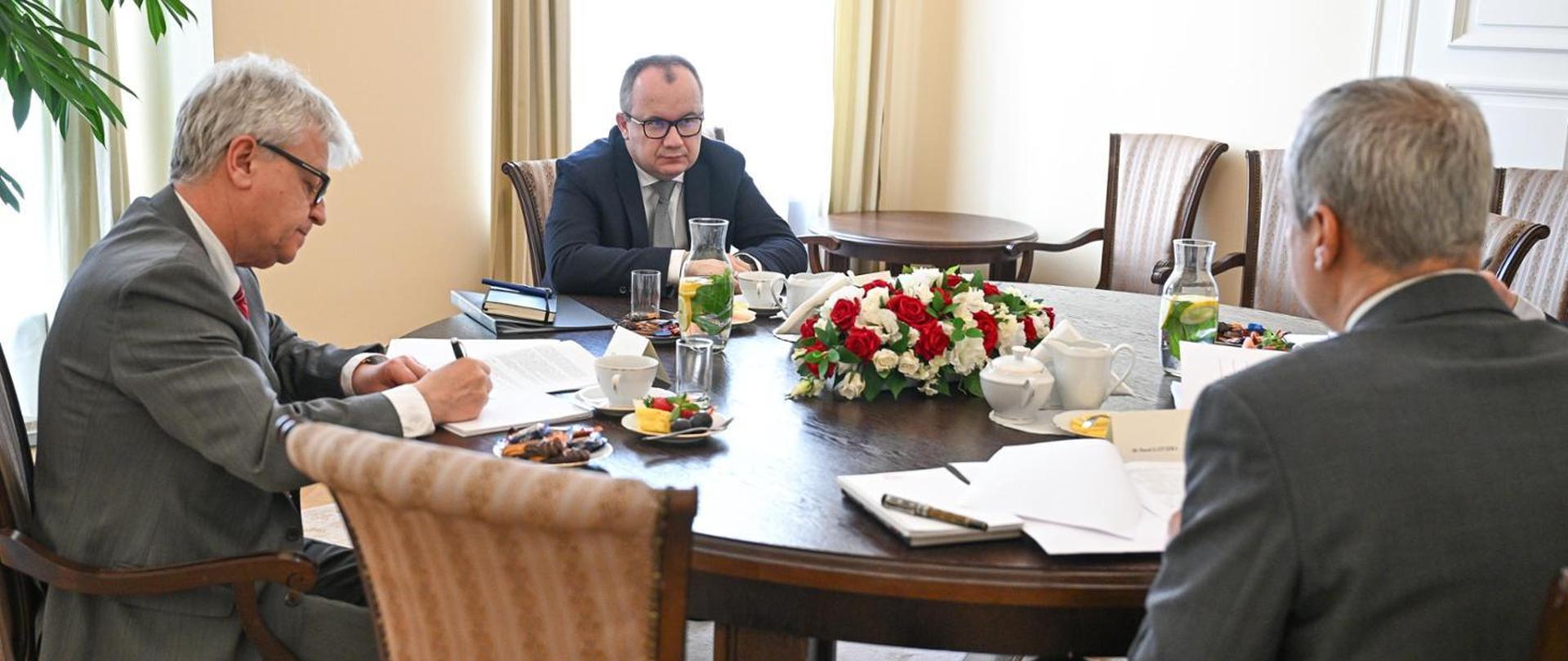 Minister Adam Bodnar and Deputy Chairman Pavel Latushka