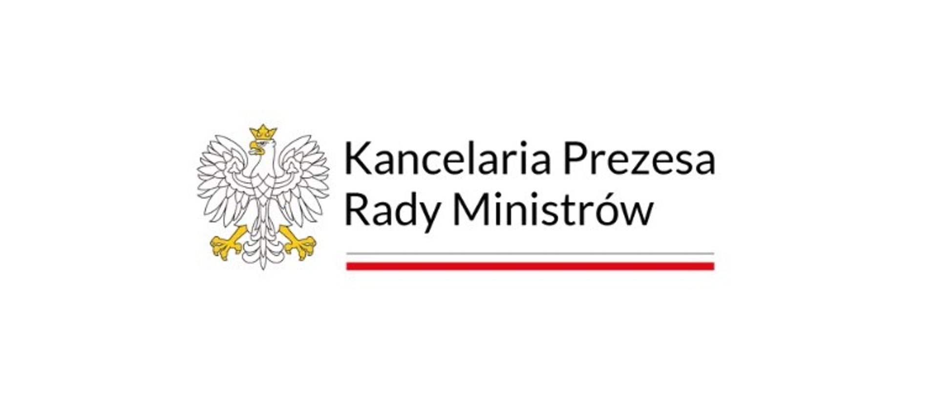 Obraz przedstawia logo Kancelarii Prezesa Rady Ministrów