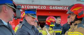 Pożegnanie strażaków odchodzących na zaopatrzenie emerytalne