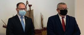 Minister Andrzej Adamczyk i Minister Jernej Vrtovec