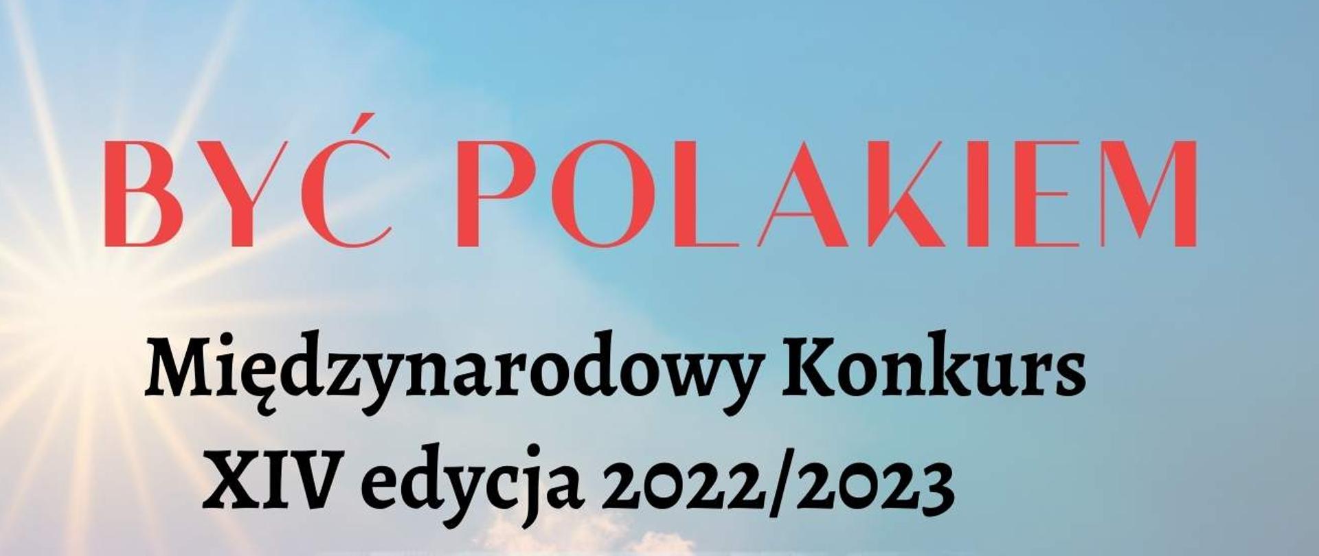 Być Polakiem - XIV edycja - plakat