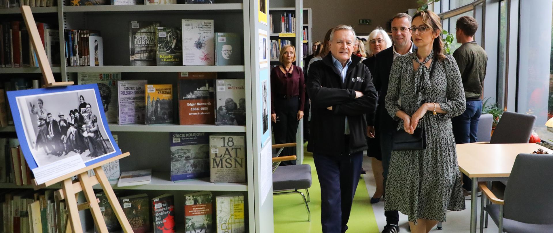 Minister kultury wziął udział w Nocy Bibliotek 2023, fot. Danuta Matloch