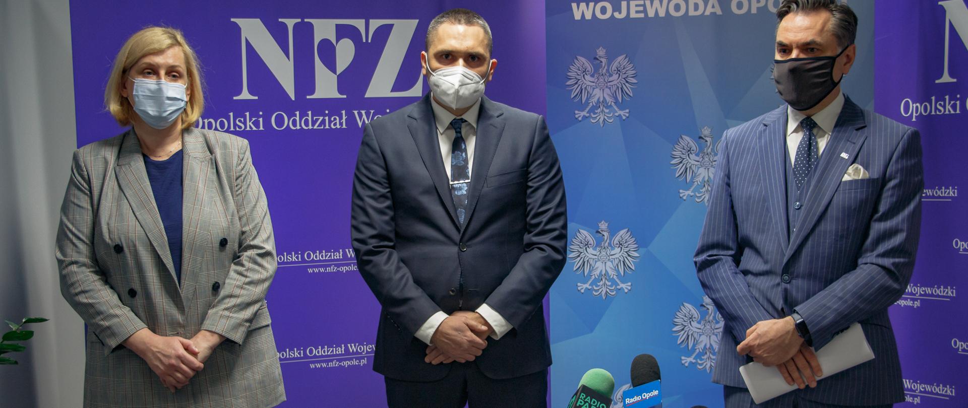 Konferencja prasowa w OOW NFZ