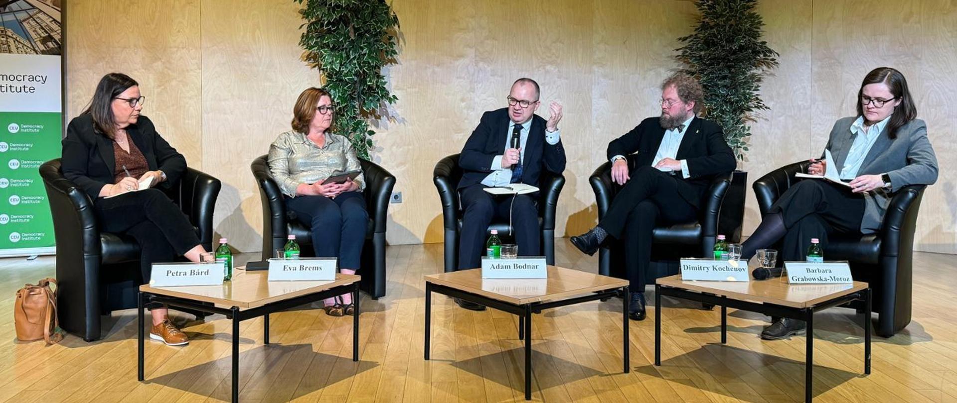 Minister of Justice Adam Bodnar at the inauguration of the Rule of Law Clinic in Budapest