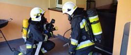 Egzamin kończący szkolenie podstawowe strażaków ratowników OSP gmin Tykocin i Zawady
