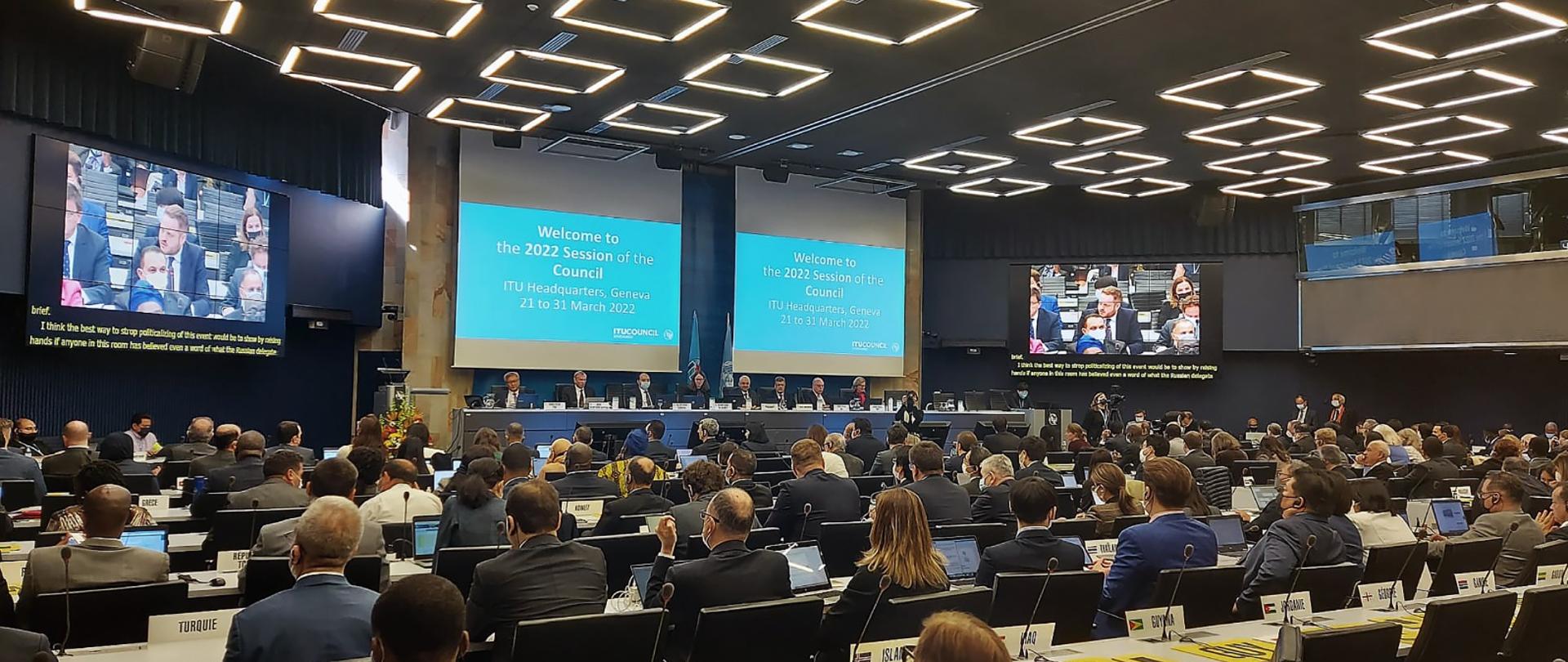 Posiedzenie rady ITU w Genewie 