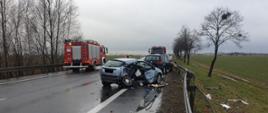 Wypadek drogowy na DK 94 w pobliżu miejscowości Skarbimierz