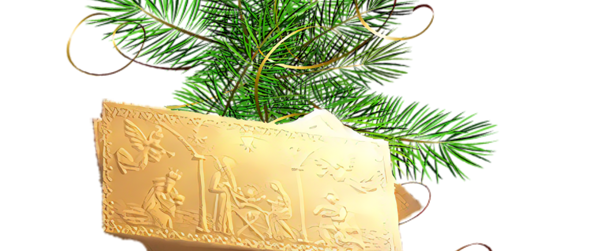 zdjęcie opłatka wigilijnego