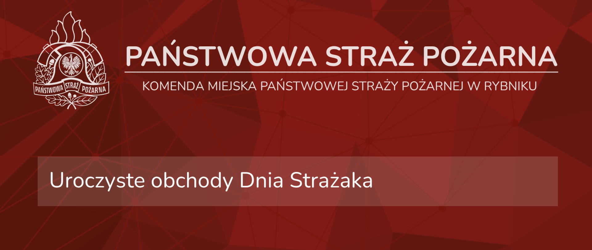 Zaproszenie na obchody Dnia Strażaka